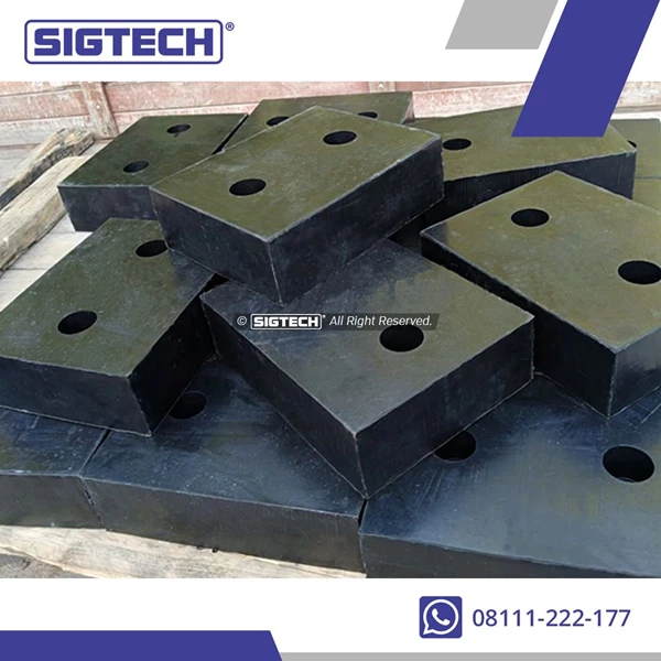 Molded Rubber Dock Bumper – Pelindung Benturan Heavy-Duty untuk Loading Dock