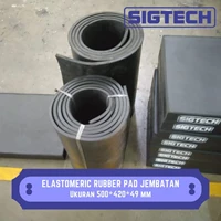 Elastomeric Rubber Pad Bridge Size 500 * 420 * 49 mm