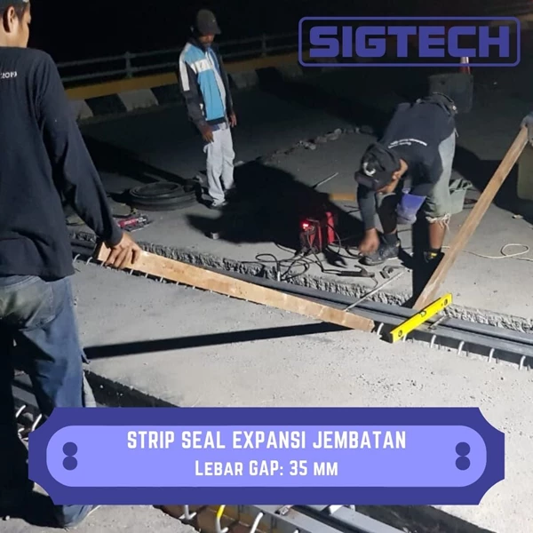 Strip Seal Expansion Joint Expansi Jembatan SIG SS-35