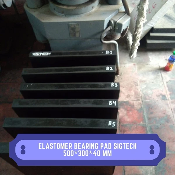 Elastomer Bearing Pad SIGTECH 500*300*40 mm