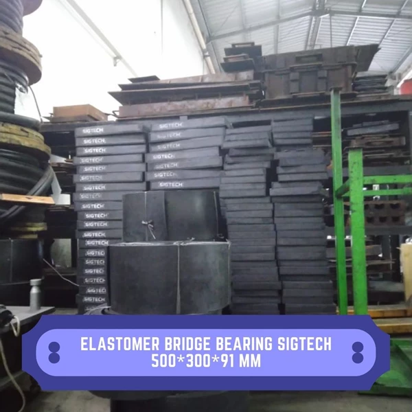Elastomer Bridge Bearing SIGTECH 500*300*91 mm