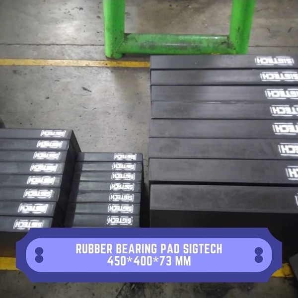 Rubber Bearing Pad SIGTECH 450*400*73 mm SIG-BP