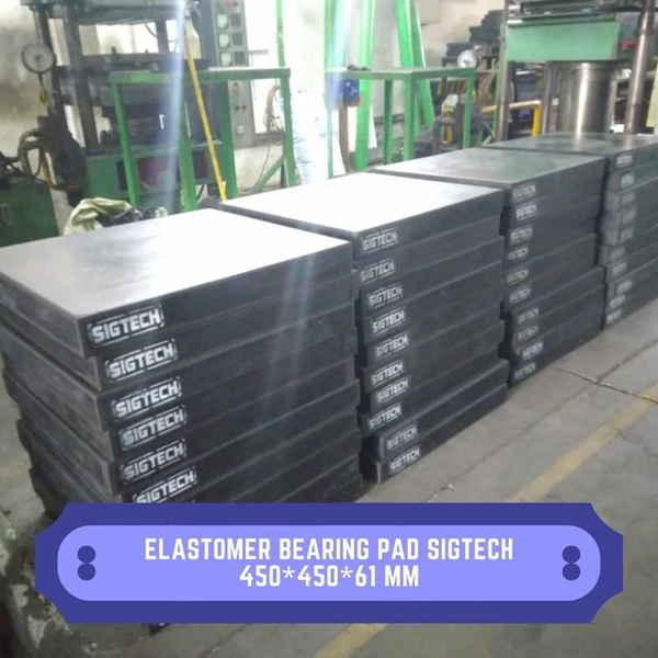 Elastomer Bearing Pad SIGTECH 450*450*61 mm