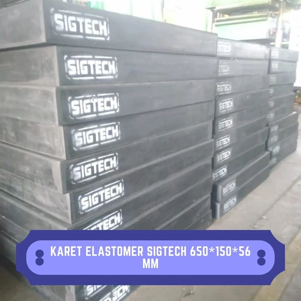 rubber elastomer SIGTECH 650*150*56 mm
