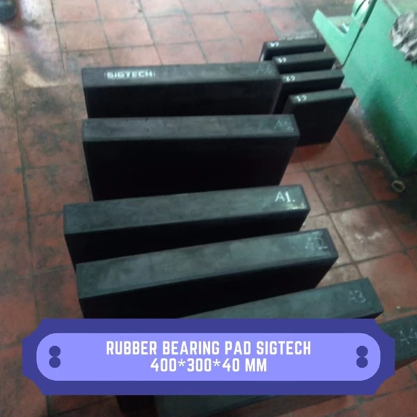 Rubber Bearing Pad SIGTECH 400*300*40 mm