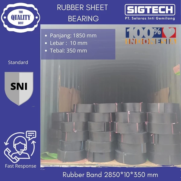 Rubber Band SIGTECH 2850*10*350 mm