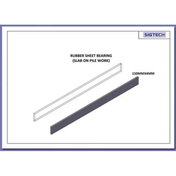 Natural Rubber Sheet SIGTECH 2850*10*400 mm SIG-RS
