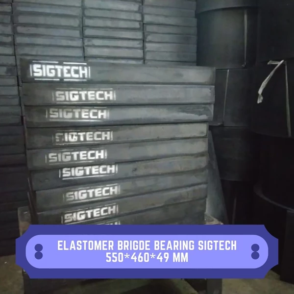 Elastomer Brigde Bearing SIGTECH 550*460*49 mm SIG-BP