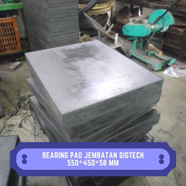 Rubber Bearing Pad SIGTECH 550*450*58 mm