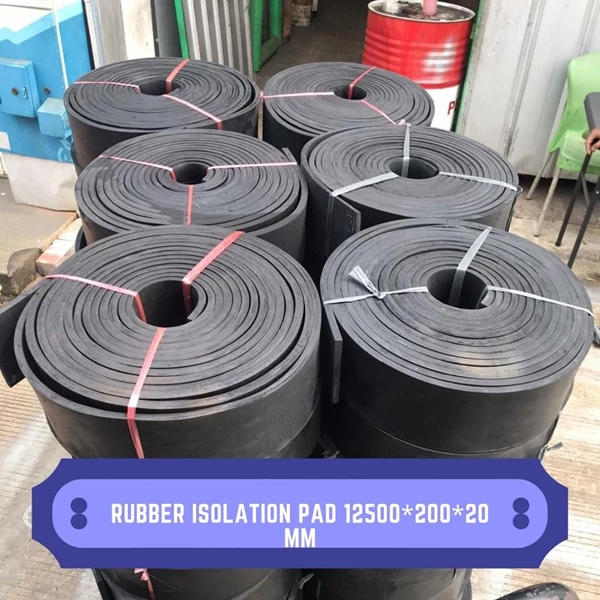 Rubber Isolation Pad 12500*200*20 mm