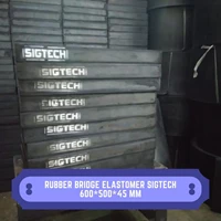 Rubber Bridge Elastomer SIGTECH 600*500*45 mm SIG-BP