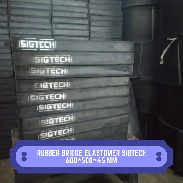 Rubber Bridge Elastomer SIGTECH 600*500*45 mm