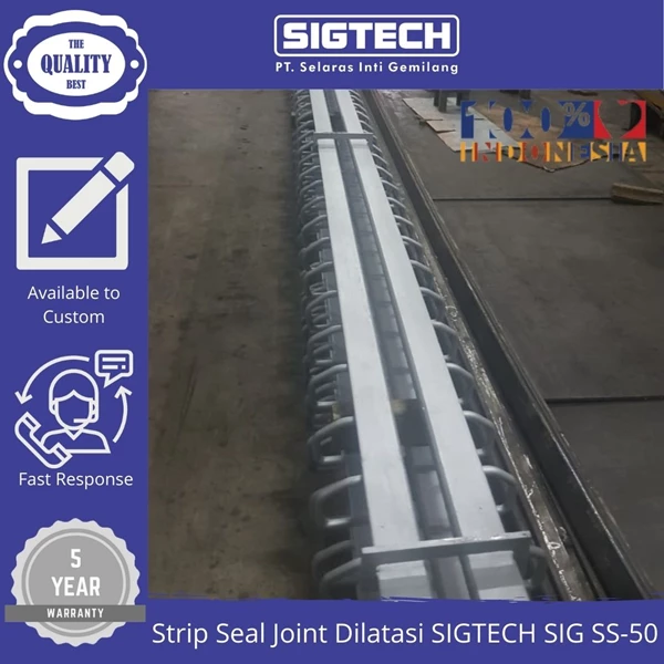 Strip Seal Joint Dilatasi SIGTECH SIG SSm-50