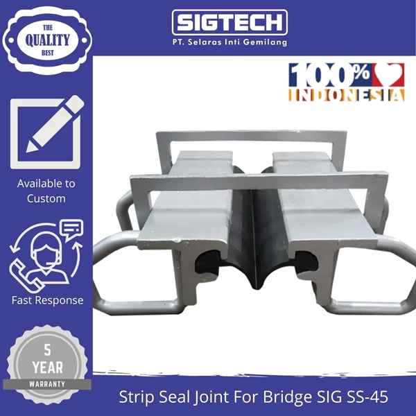 Strip Seal Joint For Bridge SIGTECH SIG SS-45